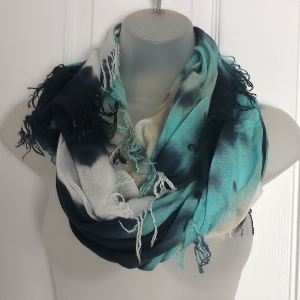 Brightly Twisted Infinity Scarf 100% Rayon